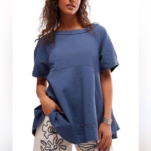 We The Free Navy Short Sleeve Tee